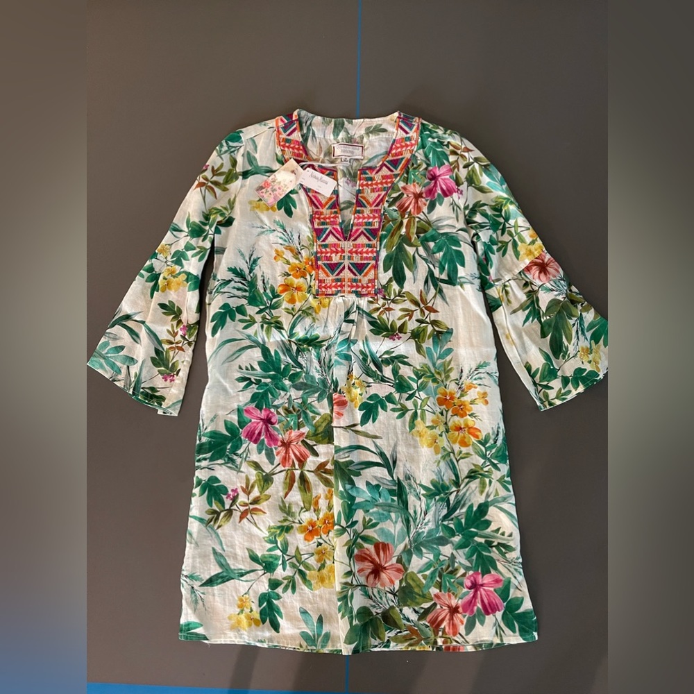 JOHNNY WAS Floral Dress - NWT - sz XS